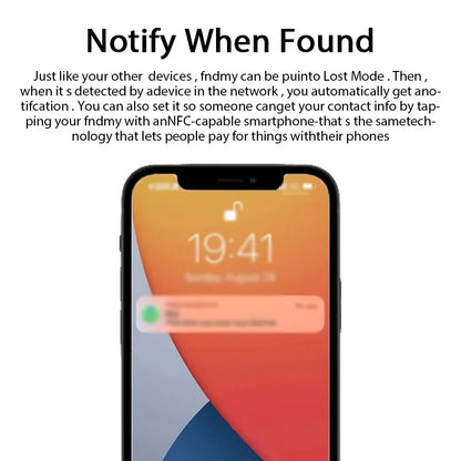 Bluetooth Mini Tracking Device for Apple Find My Pet GPS Lost Tracker